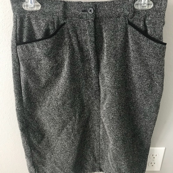 Talbots dark gray skirt - Picture 2 of 4